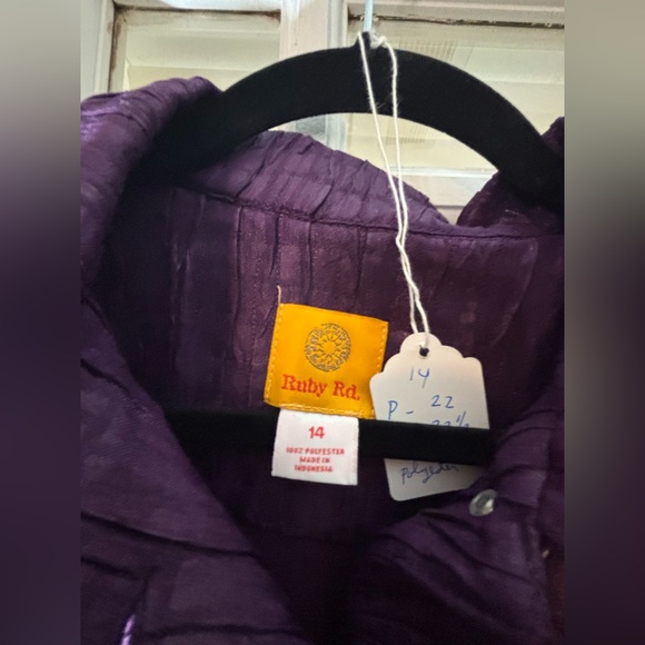 Ruby Rd Textured Jacket-Size 14 - Picture 4 of 9